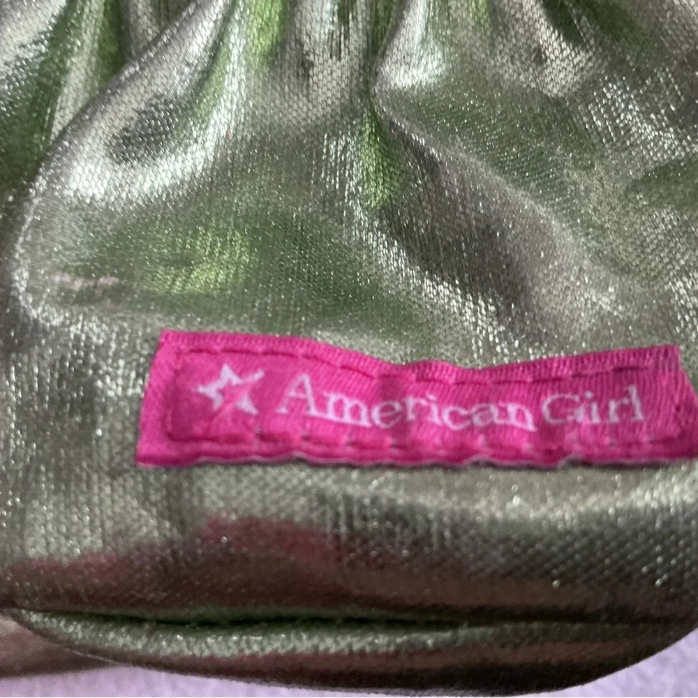 American Girl fairy wings backpack sparkling green and pink good condition